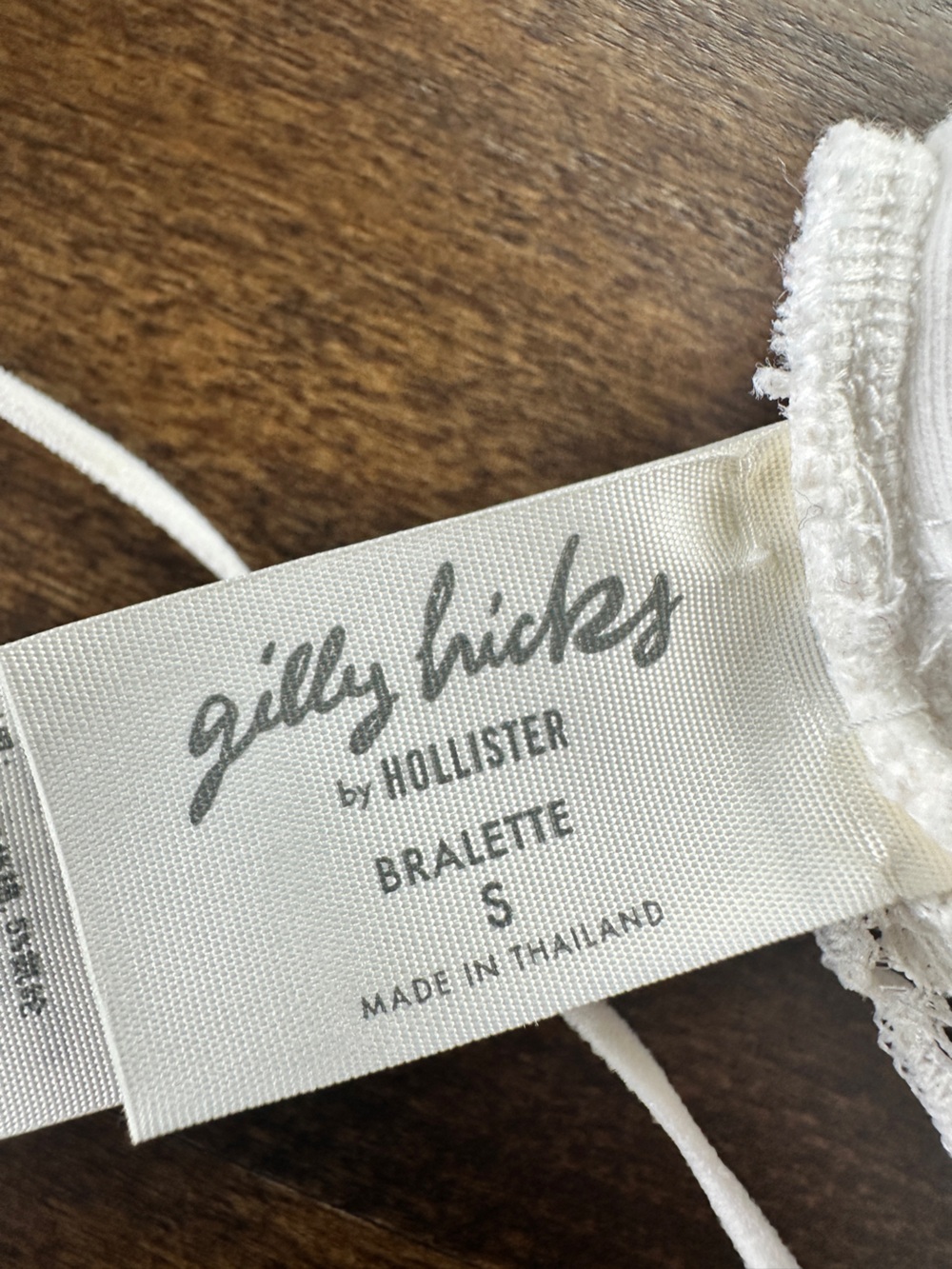 Gilly Hicks Lace Bralette Small Cream Boho Lace Bandeau Bra Top - Picture 5 of 9